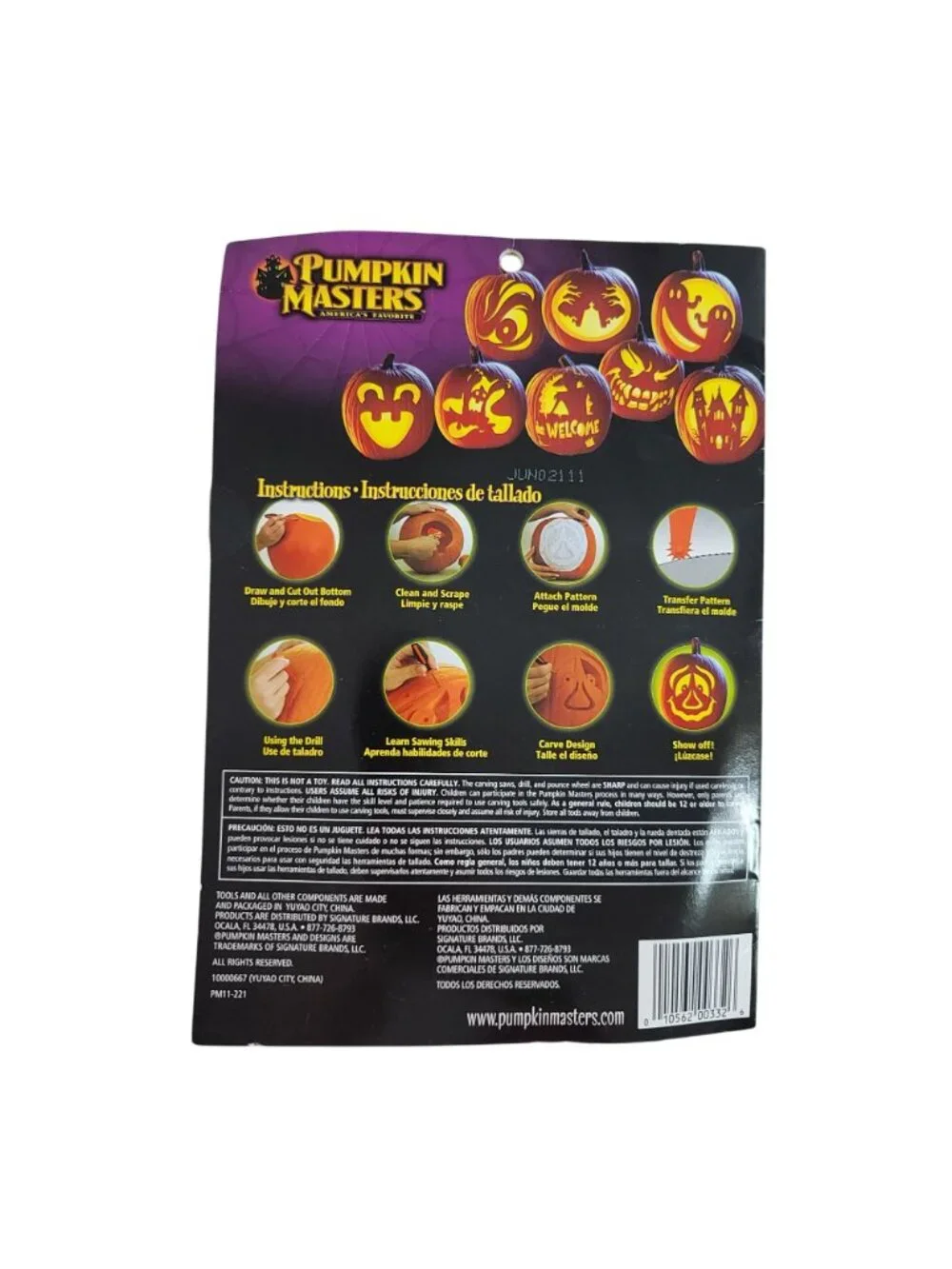 Halloween Carving Decorating Kits Lot x4 Pumpkin Masters 2 Crazy Faces Paint NEW
